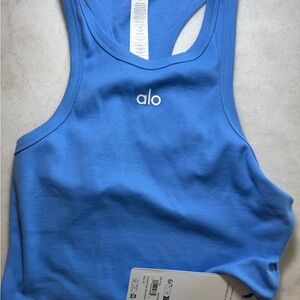ALO Yoga Blue Tank Top